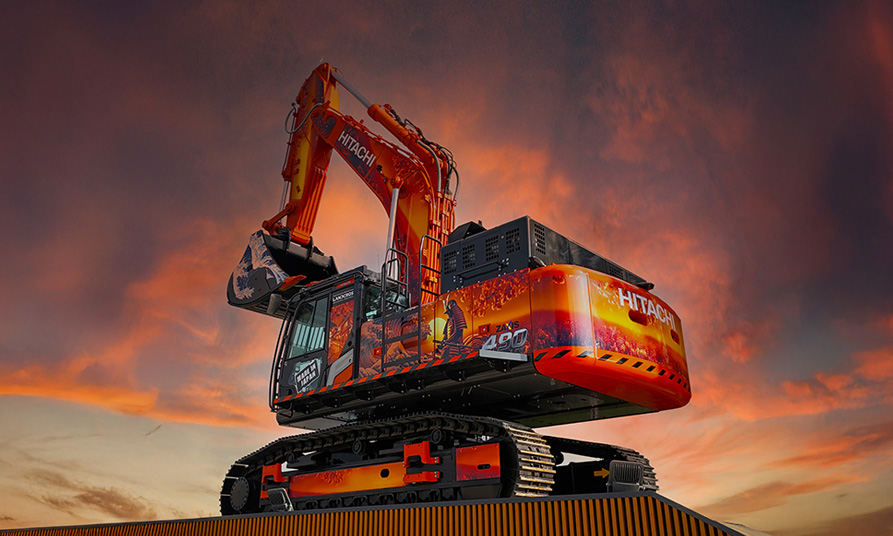 The Fusion of Technology and Art: The Inspiring Design of the Hitachi ZX490LCH-7!